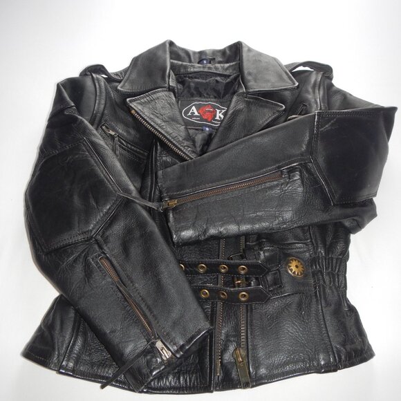 Womens Motorcycle Jacket 90s - Picture 8 of 16